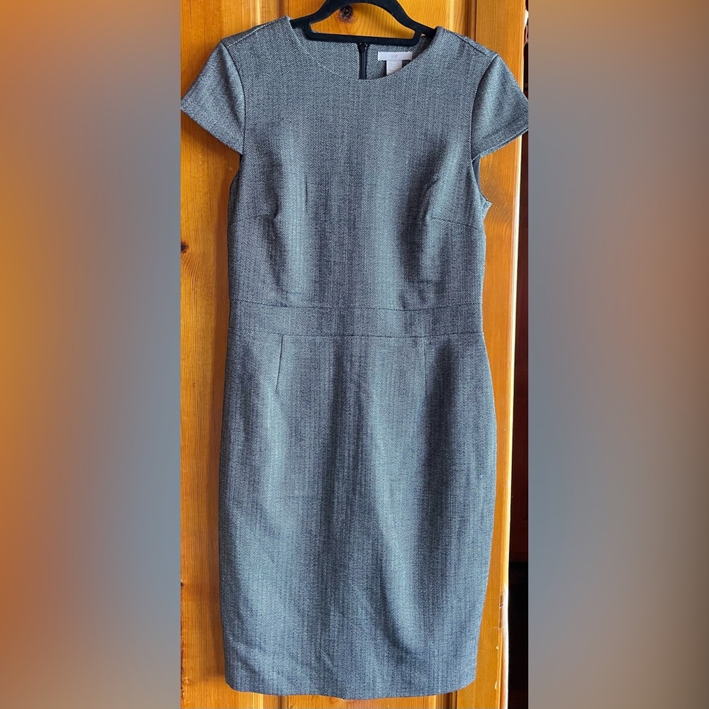 H&M Classic Gray Midi Dress